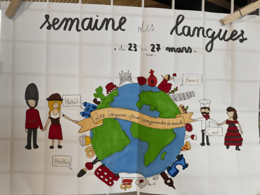 Affiche gagnante Semaine des langues 2026